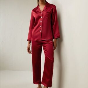 New with tags lilysilk 22 Momme Full Length Silk Women Pajamas Set